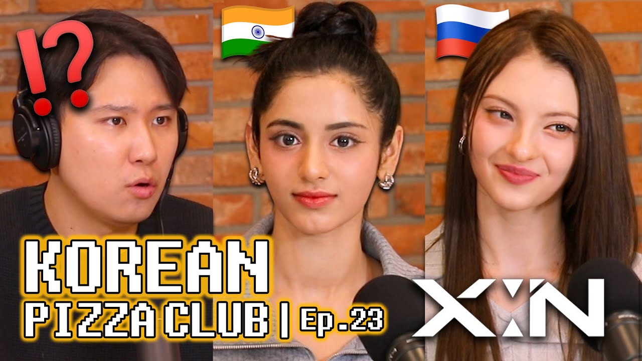 Быть иностранным участником к-поп группы 🇮🇳🇷🇺 (X:IN Ария и Нова) | Korean Pizza Club | EP.23