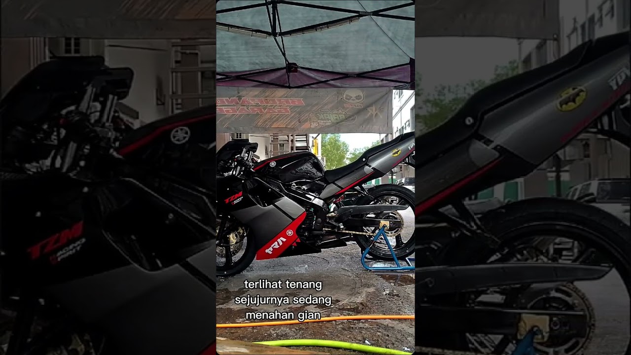YAMAHA TZM 150 HITAM BATMAN #yamaha #tzm #tzm150 #ypvs #2stroke