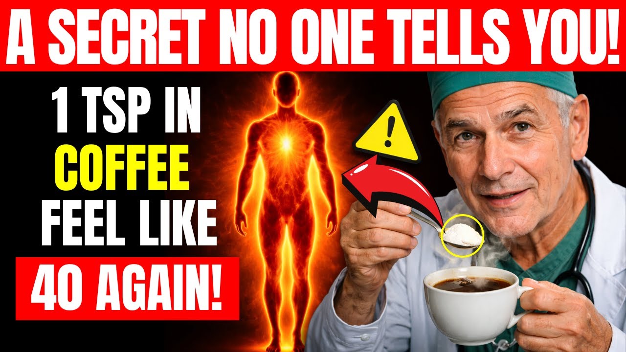 Over 65? Add THIS to Your COFFEE to STOP Muscle Loss & FIGHT SARCOPENIA FAST | Senior Health Tips