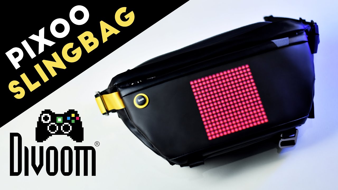 Review Divoom Pixoo Sling Bag 2022 – Styles Ada Layar LED, Bisa Banyak Simpan Gadget