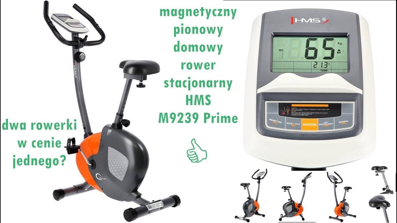 Rowerek magnetyczny pionowy domowy wszystko w jednym :) HMS M9239 Prime