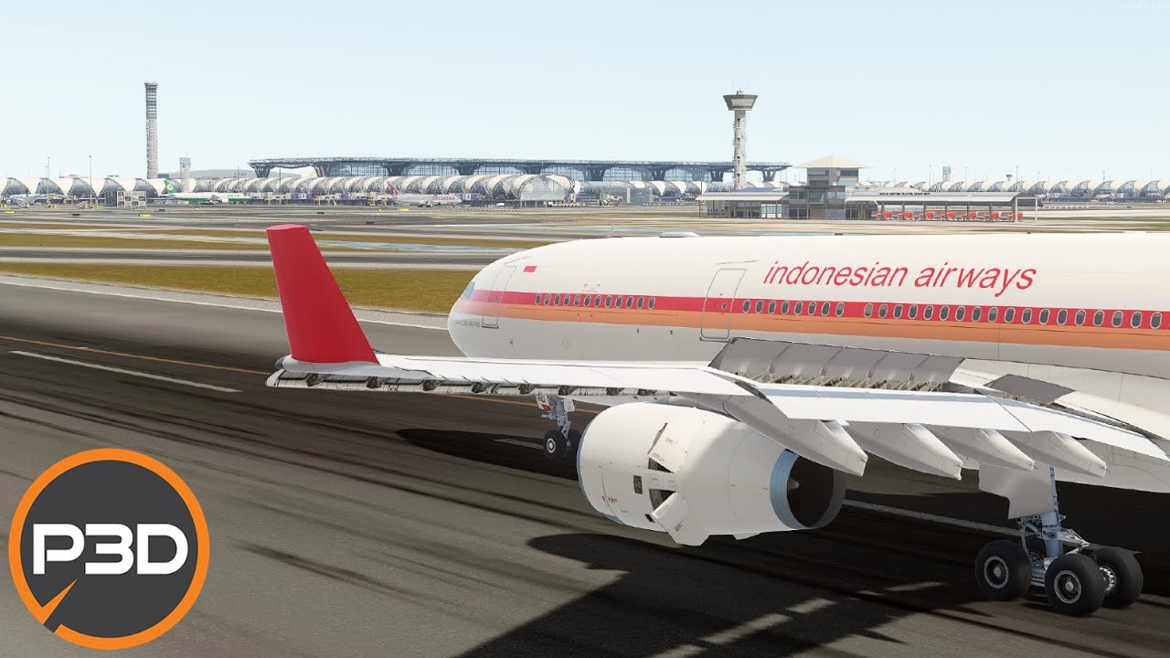 [P3D V5.3] Flying the Aerosoft A330! | Jakarta - Bangkok