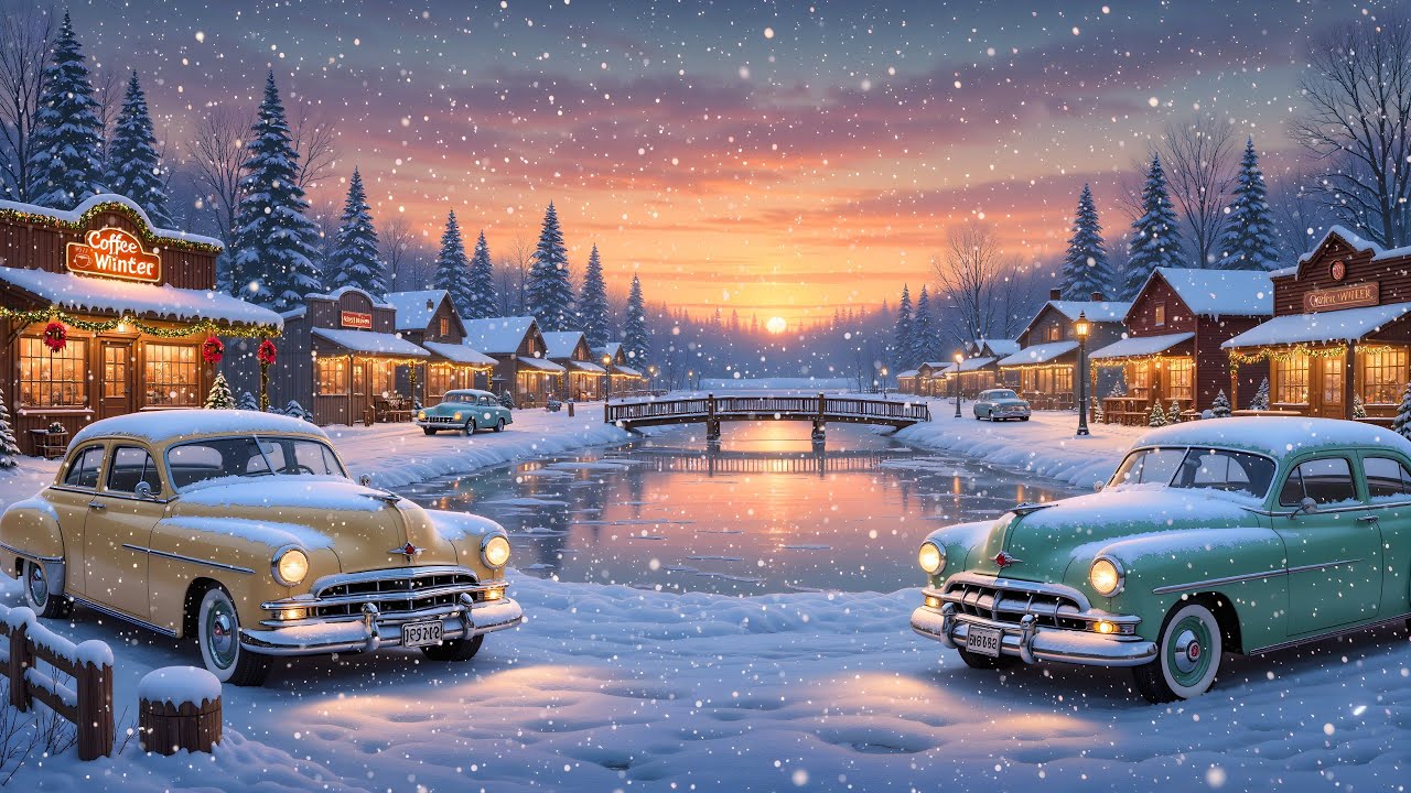 Cozy Winter Jazz Music | Soft Jazz Piano & Snowy Ambience for Relax, Study, Work | Coffee Jazz Radio