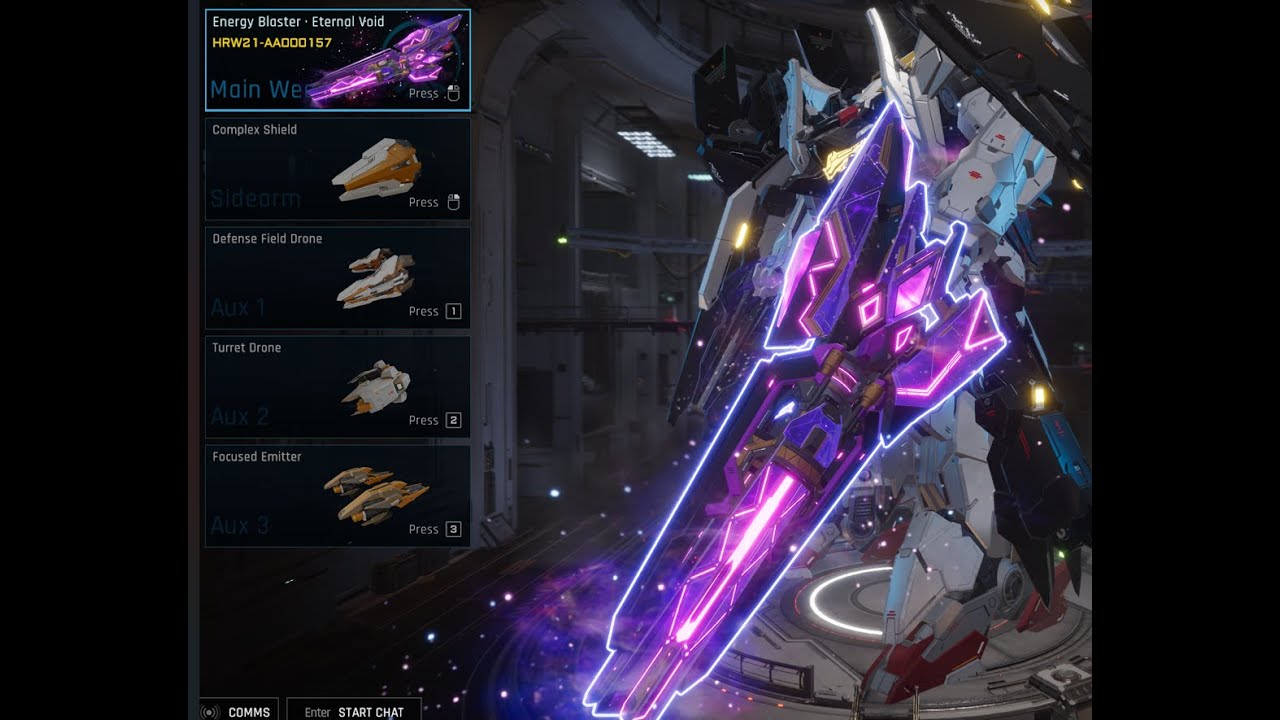 Hurricane S2 Weapon Skin Energy Blaster - Eternal Void