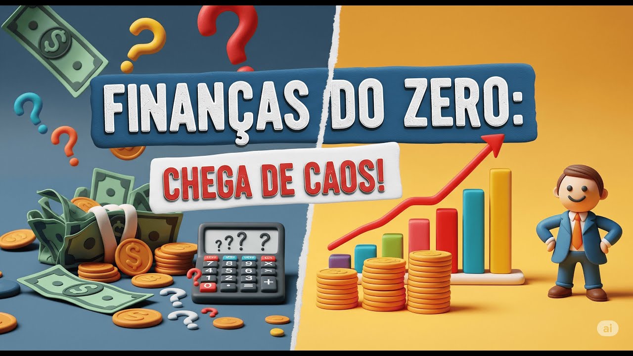 Como Organizar Suas Finan&ccedil;as do ZERO e Sair do CAOS Financeiro (Guia Completo)