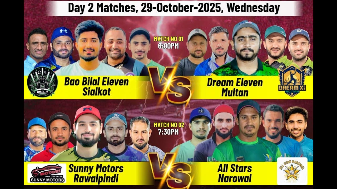 FSL Day 2 Fahad Mian Channu _Asad Shah_Hafiz Pola _Sarmad_Zain Lefty_Chota Vicky_Salman Sallu