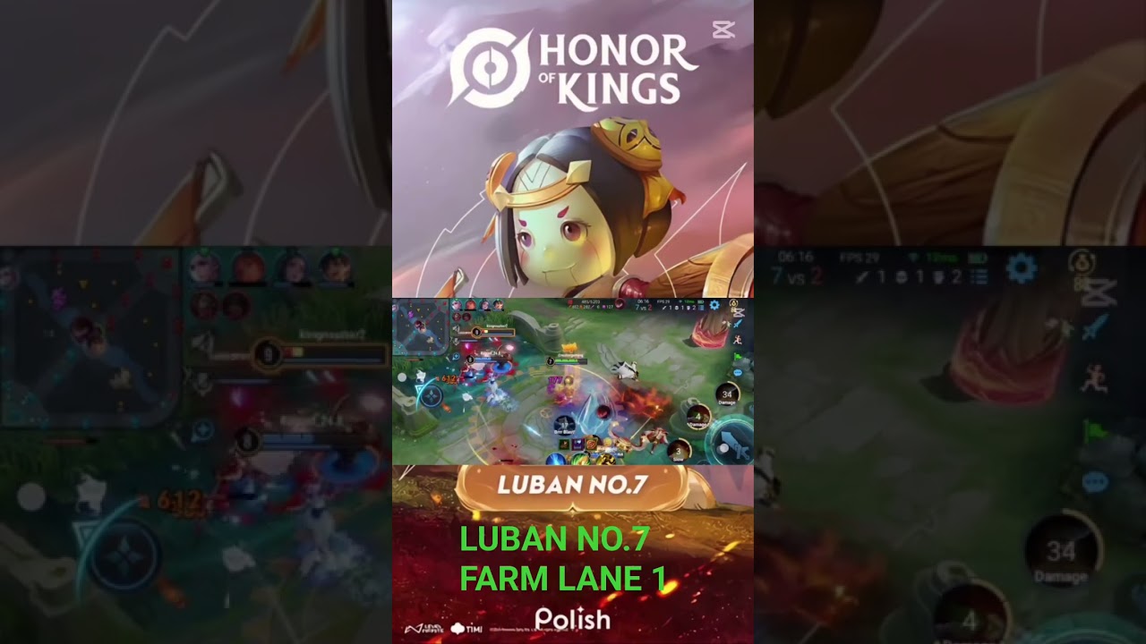 Luban No.7 Farm Lane 1 Build#honorofkings #hok