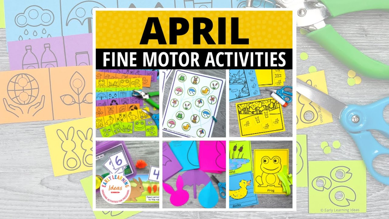 6 Fun Fine Motor Skills Activities For Preschoolers
