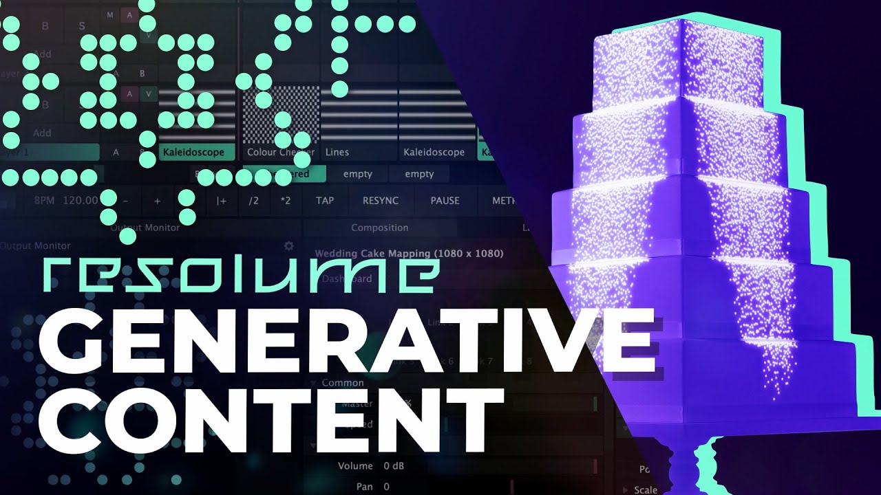 Resolume Arena 6 Tutorial | Learn Cake Mapping (3/6) Content & Effects