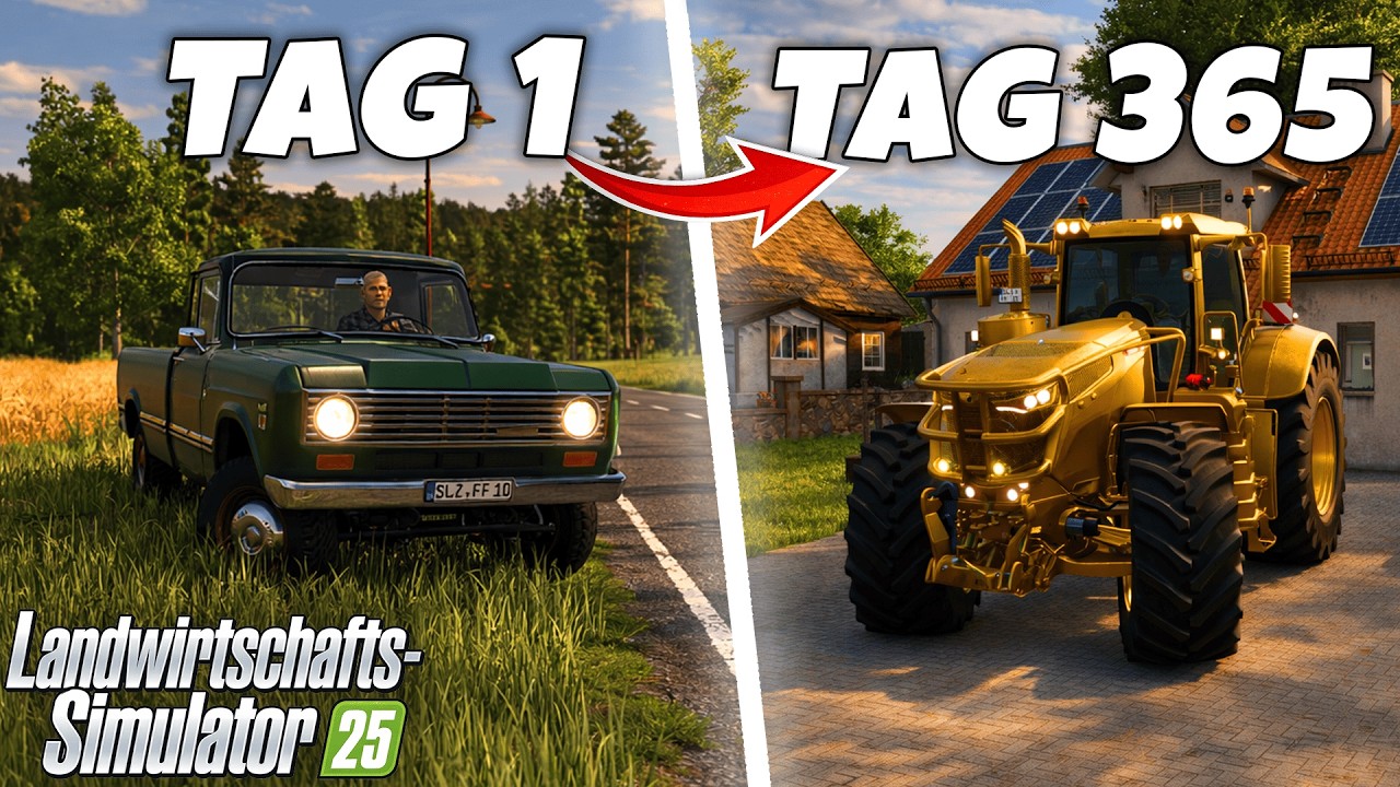 Von 0$ zur Traumfarm in 1 Jahr in Farming Simulator 25