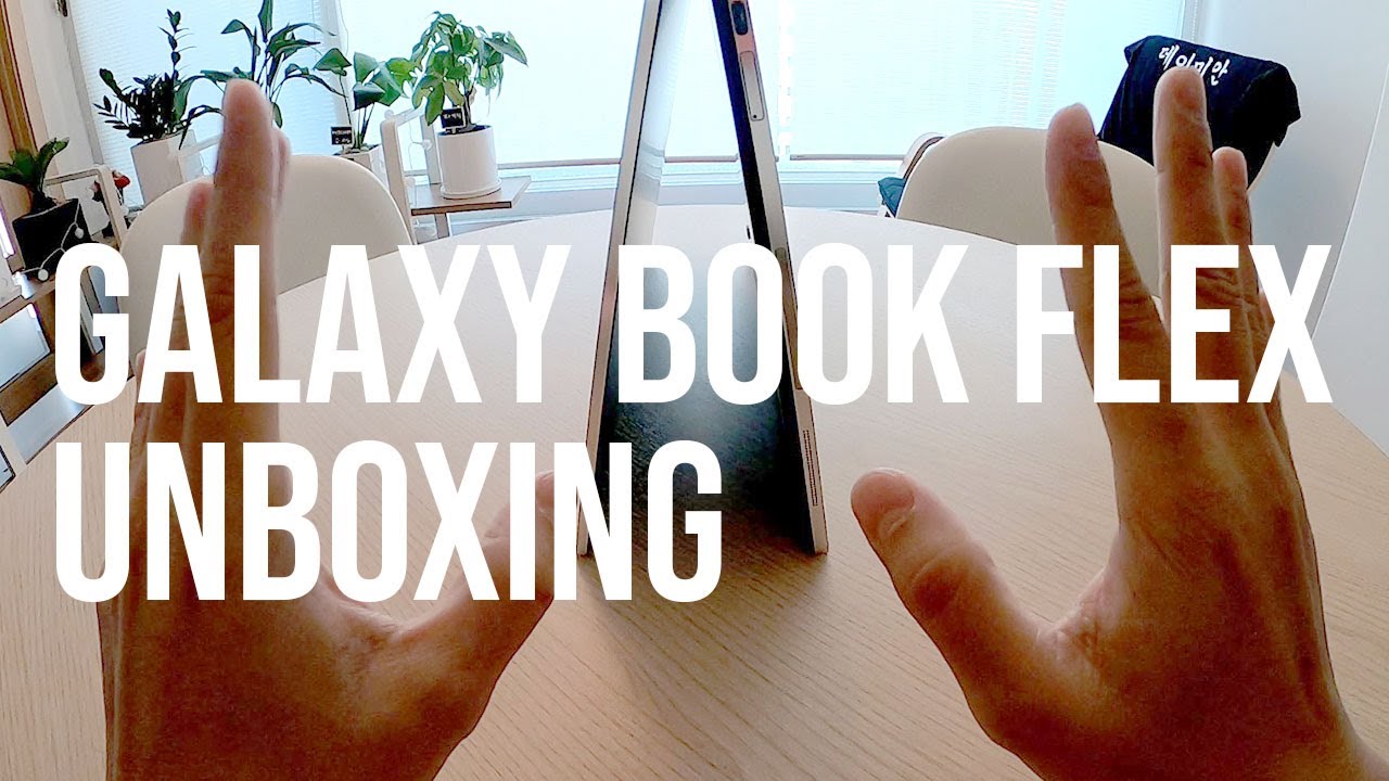 Samsung Galaxy Book Flex unboxing (ASMR) / 갤럭시북 플렉스 언박싱