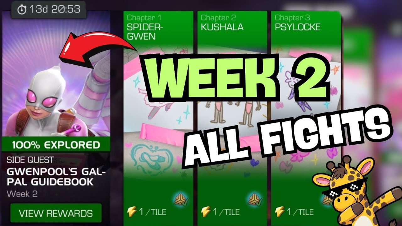 WEEK 2 - GWENPOOL'S GAL PAL GUIDEBOOK | MCOC