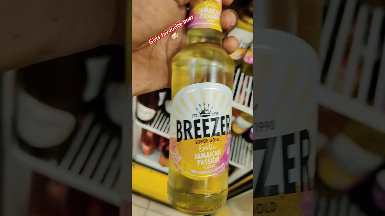 girls favourite beer Breezer 