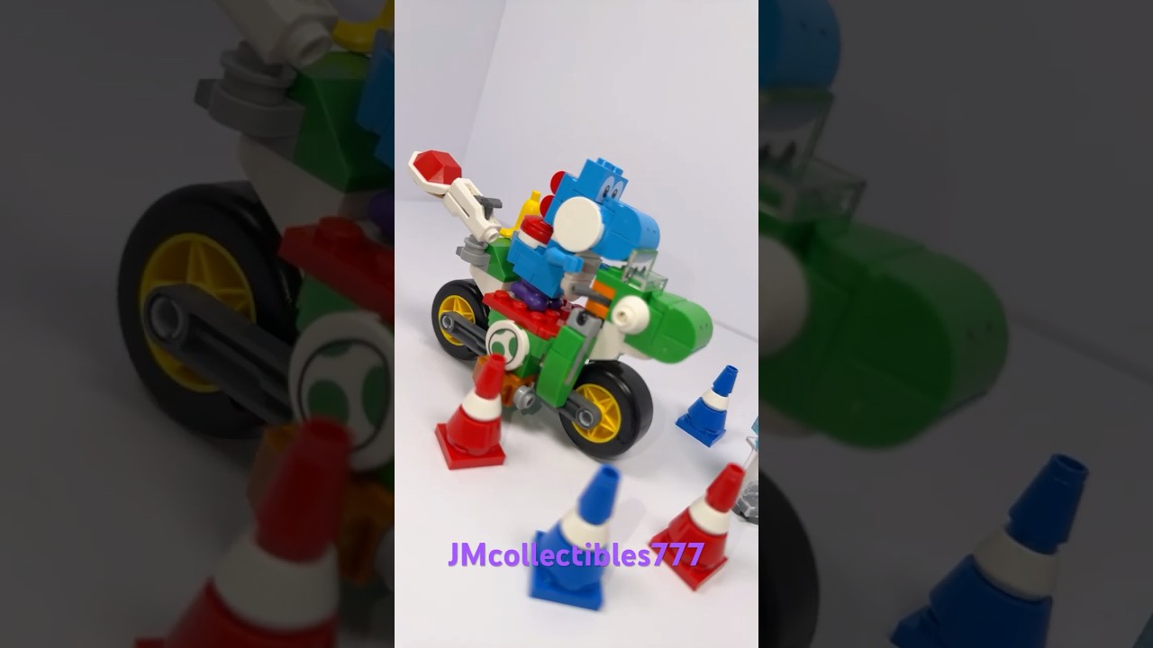 YOSHI BIKE Lego Build #shorts #yoshi #supermario #lego #mariokart