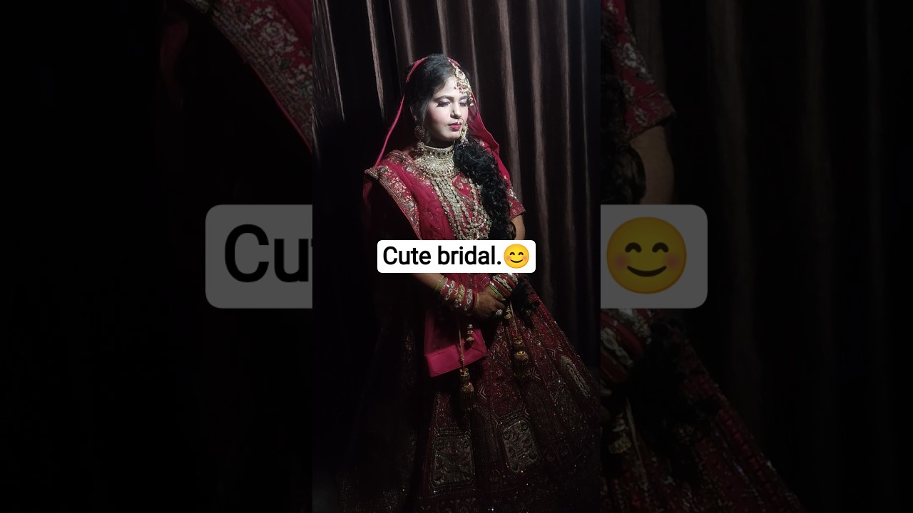 New makeup bridal..😊☺ My cute bridal.😊
