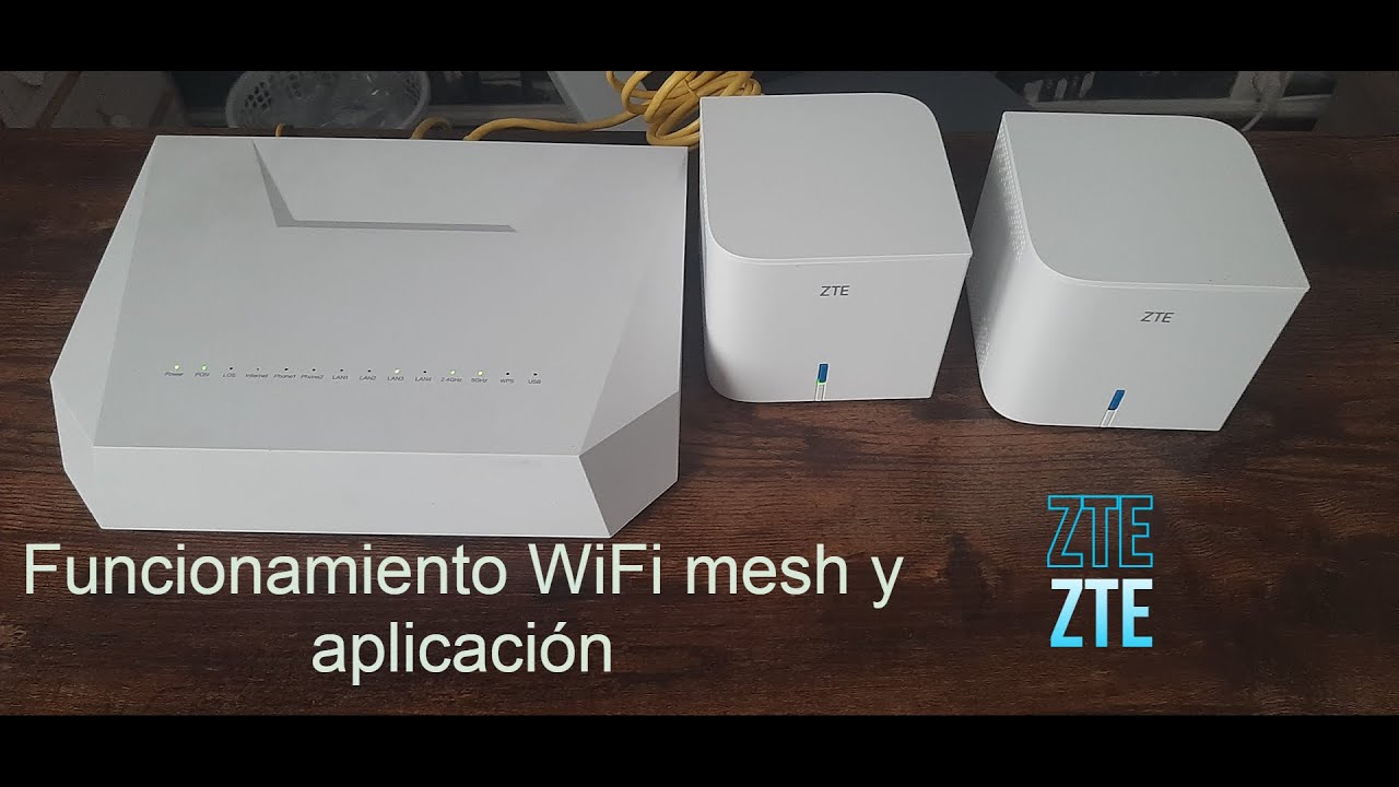 Configuración wifi mesh ZTE, usuario y contraseña