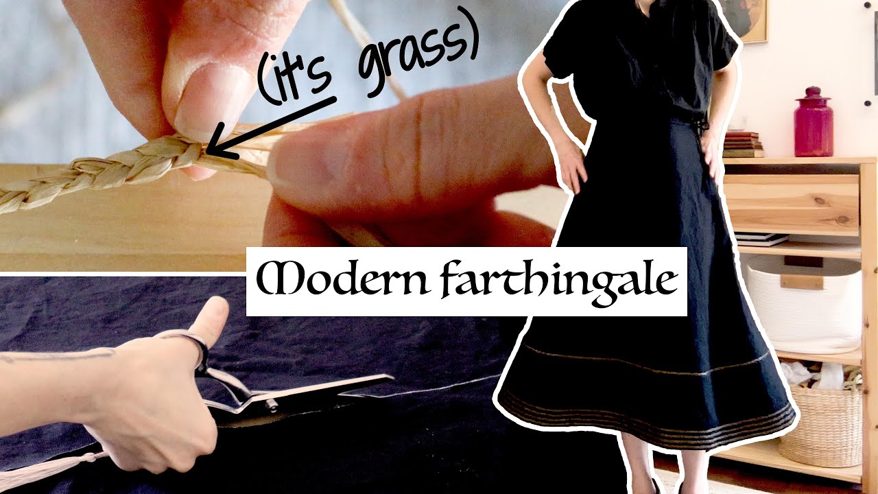 Sewing a Tudor farthingale is hard. Let's make a modern one instead!