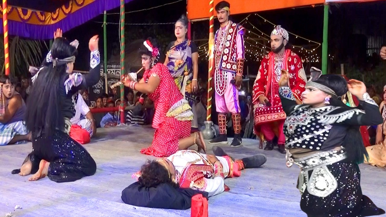 আলোচিত যাত্রা পর্ব বেদের মেয়ে জ্যোৎস্না পার্ট_৬ / অভিনয়ে নায়িকা নুড়ি ও আলম মেম্বার