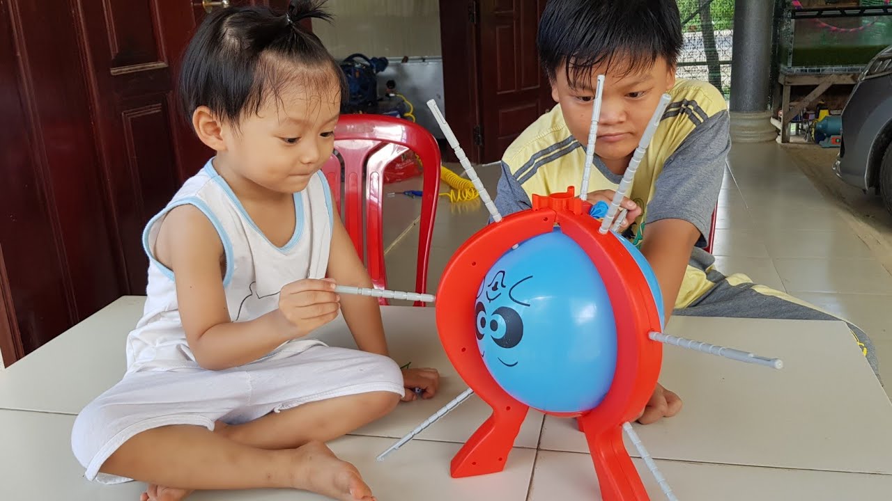 Trò Chơi Thử Thách Chọc Bong Bóng Vui Nhộn ❤ TinTin TV ❤