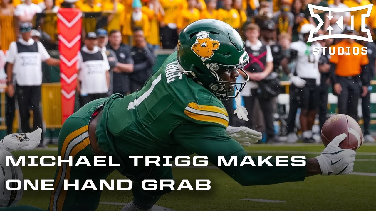 Michael Trigg Makes a SPECTACULAR One-Hand Catch vs. UCF | 2025 Big 12 Football