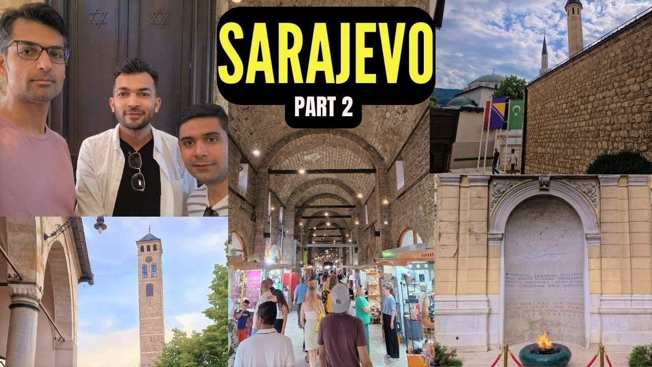 Sarajevo Part 2 - Second Day in Capital of Bosnia & Herzegovina ⛪🥤🕌🌇🕍