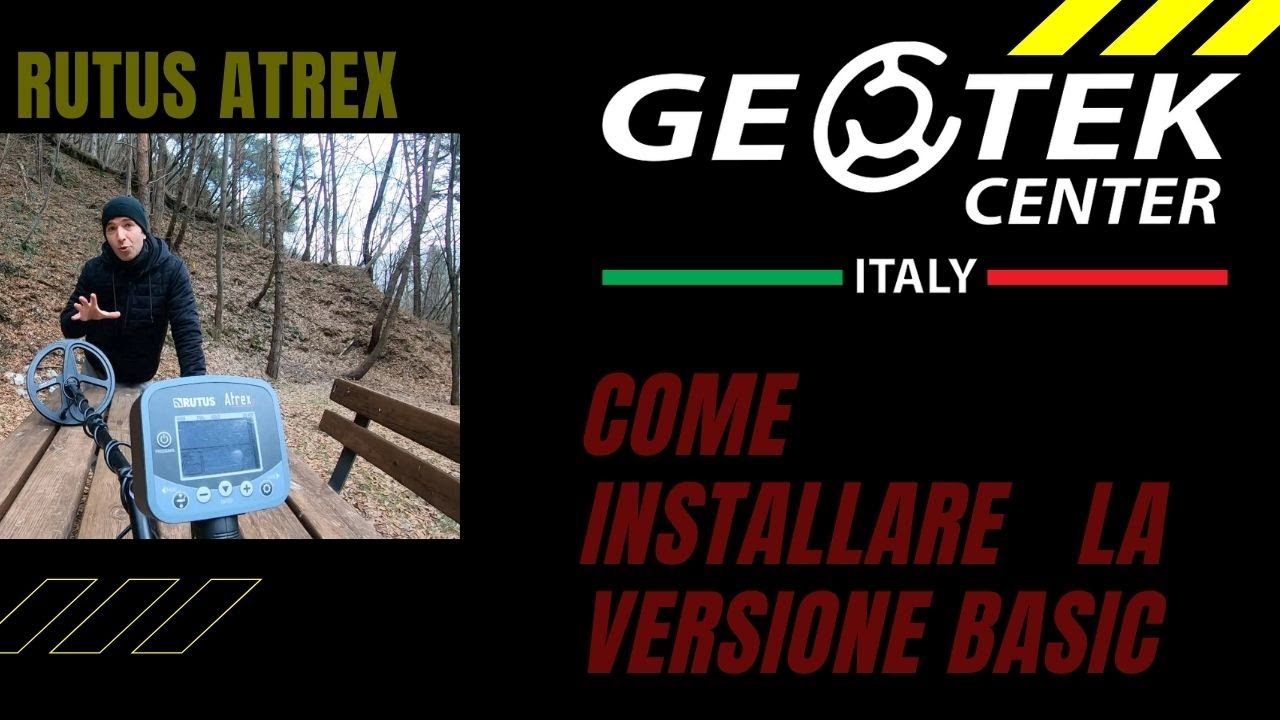 Metal Detector Rutus Atrex - Come Installare il Software Basic per Principianti - Tutorial