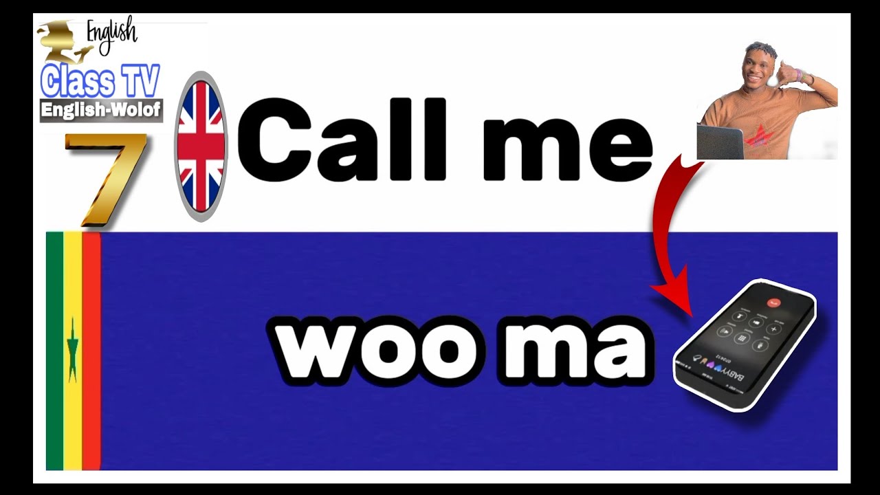 Learning English | Wolof language | Phone Vocabulary Daily.