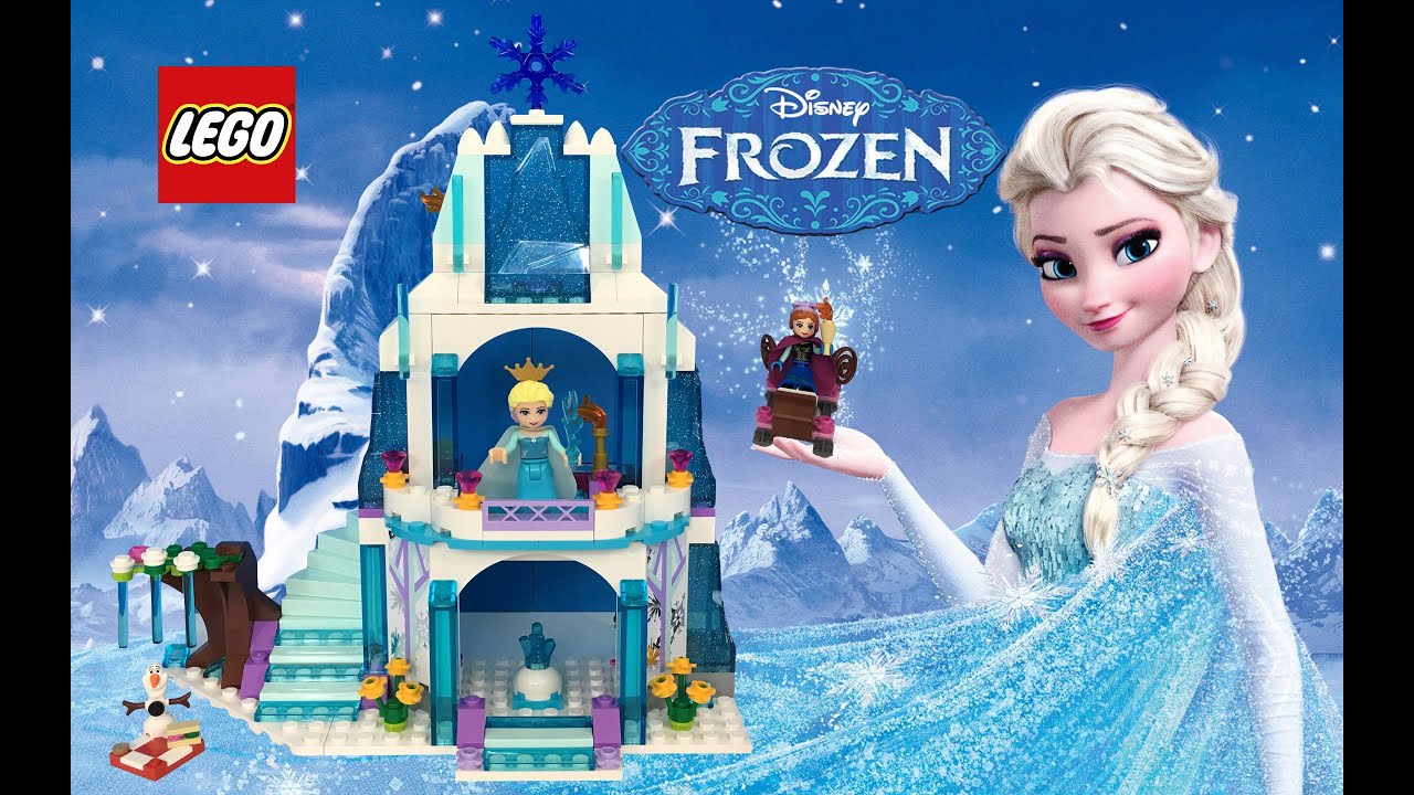 Lego Disney Frozen Elsa's Sparkling Ice Castle Set 41062 with Ana & Olaf