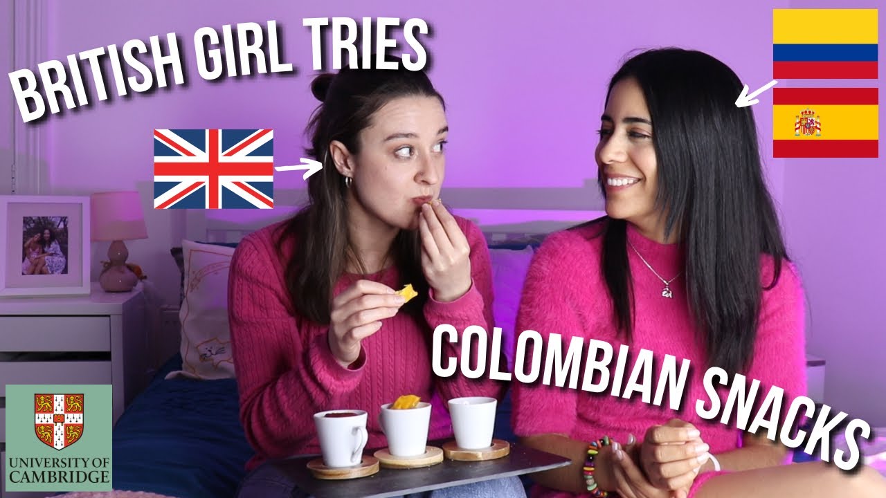 (OC) British Girl Tries Colombian Snacks 🇨🇴