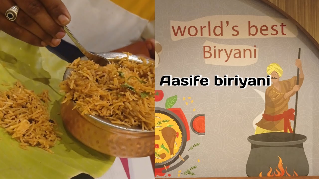 World's best Aasife biriyani food review in tamil/food review vlog/#rafiseelifestyle