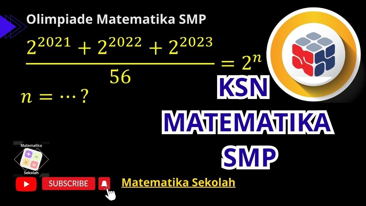 PEMBAHASAN SOAL OLIMPIADE MATEMATIKA!!! BILANGAN BERPANGKAT
