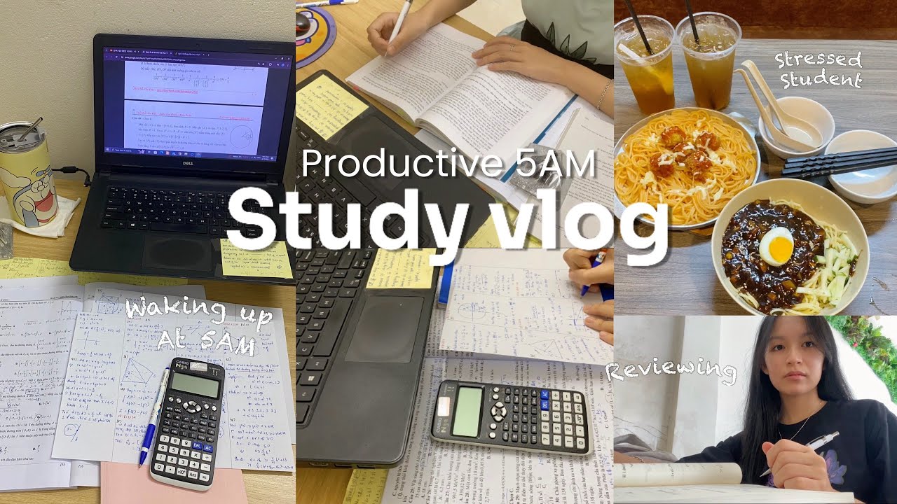 STUDY VLOG🖇| A very productive week in my life, waking up at 5AM, lots of studying,...