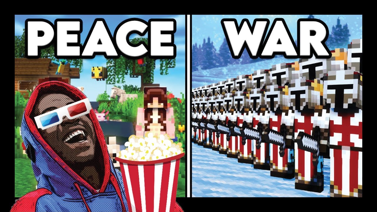 A Random Unfiltered Reaction to 1000 Players Build MASSIVE Civilization in Minecraft by @ish