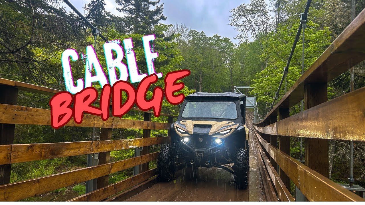 Caught in the Rain SXS Ride ! Hippie Castle, Trail Lunch, Cable Bridge, Secret Graveyard !