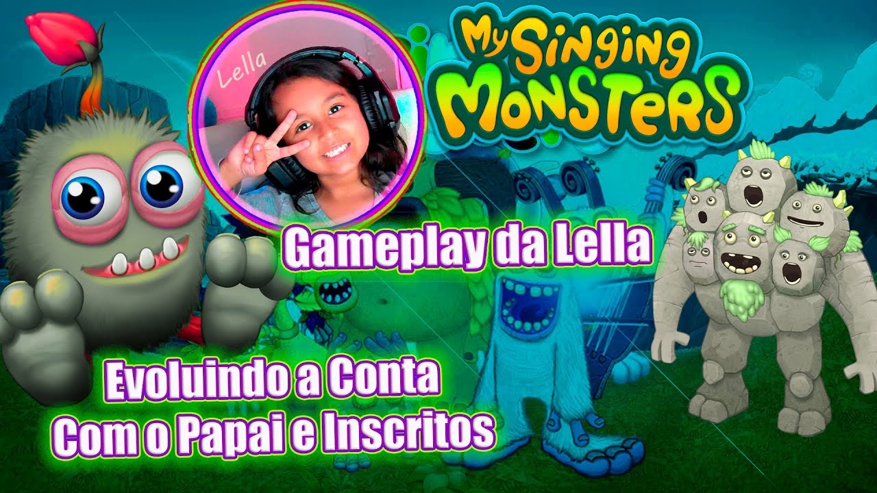 My Singing Monsters - Evoluindo a Conta e Visitando os Inscritos com meu Pai