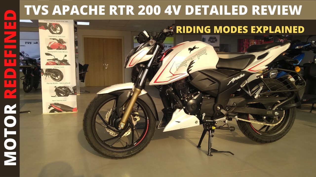 Apache 200 4v bs6 Detailed Review | Riding Modes Explained | Motor Redefined