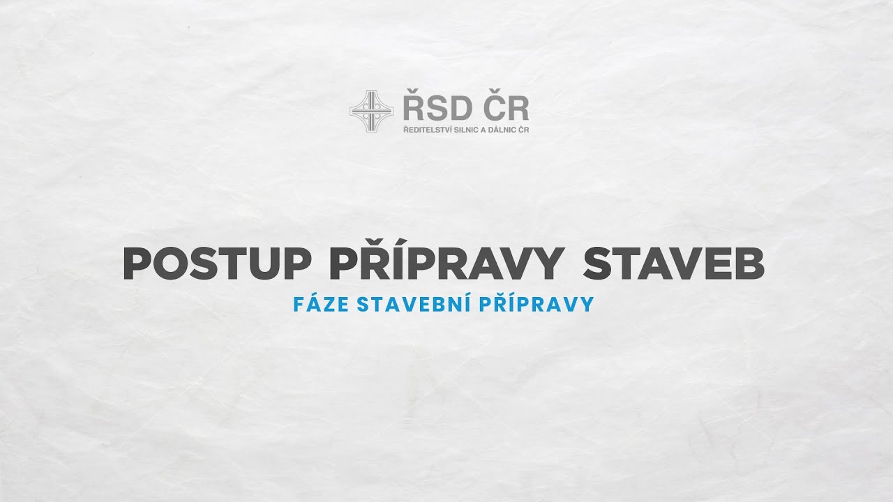 Postup př&iacute;pravy staveb &ndash; f&aacute;ze stavebn&iacute; př&iacute;pravy