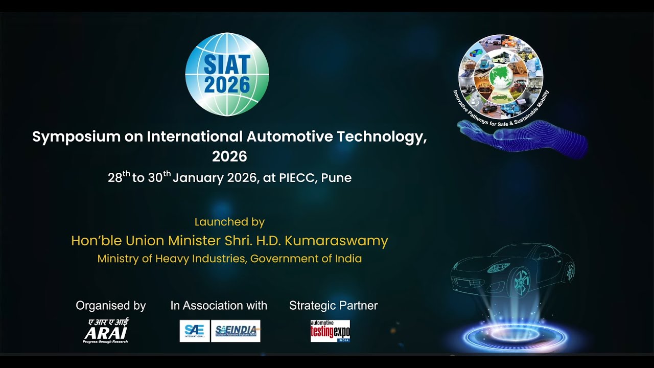 Be a part of Symposium on International Automotive Technology (SIAT) 2026