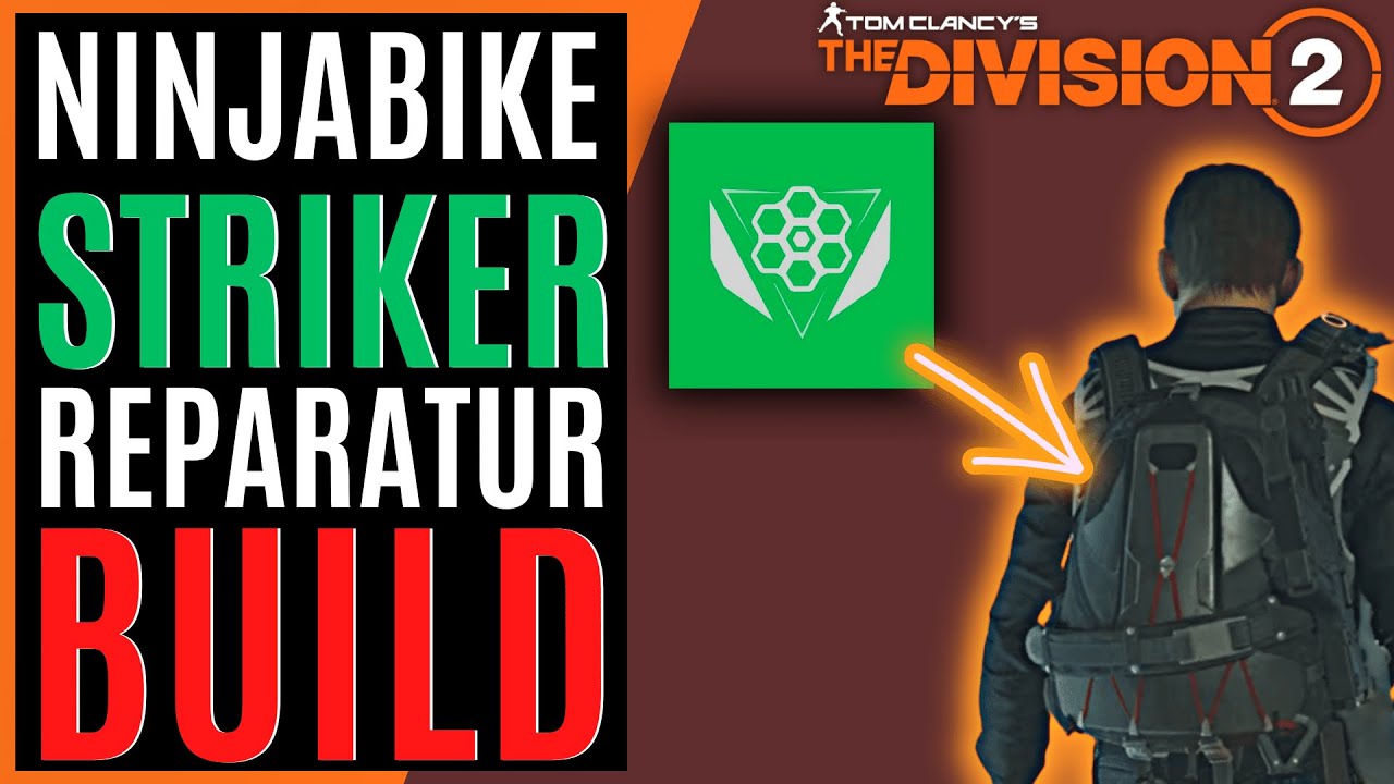 ST&Uuml;RMER & NINJABIKE RUCKSACK The Division 2 / The Division 2 Deutsch / The Division 2 Build Deutsch