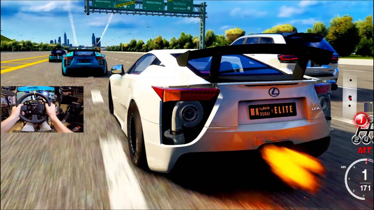 Launching 4500hp TWIN TURBO Lexus LFA Online In MKElites 12 LANE Highway Server!!