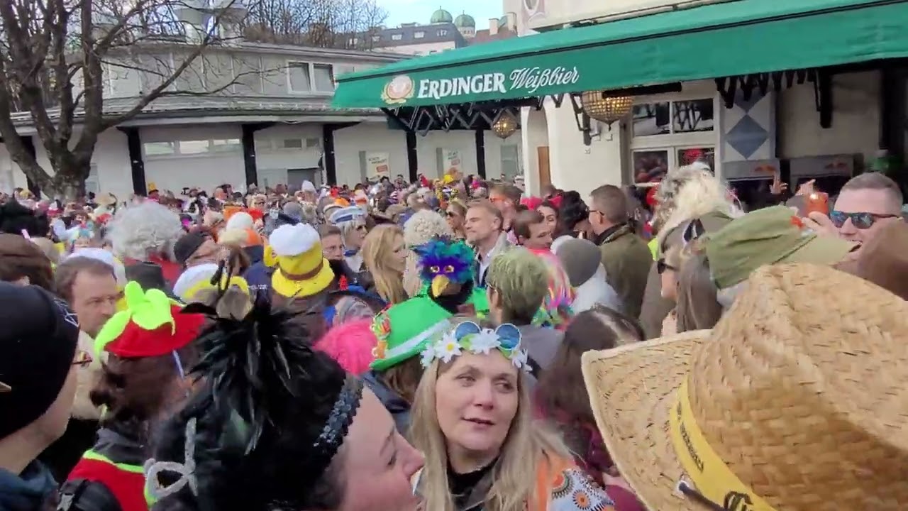 5. Faschingsdienstag MIX Viktualienmarkt Party 13.02.2024 M&uuml;nchen