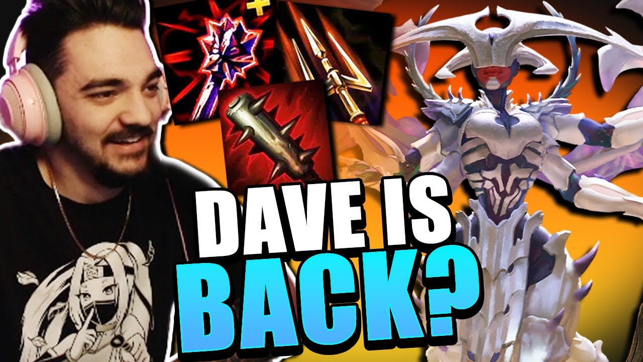 DAVE RETURNS?! TRYHARD THANATOS IN RANKED JOUST! -  Smite