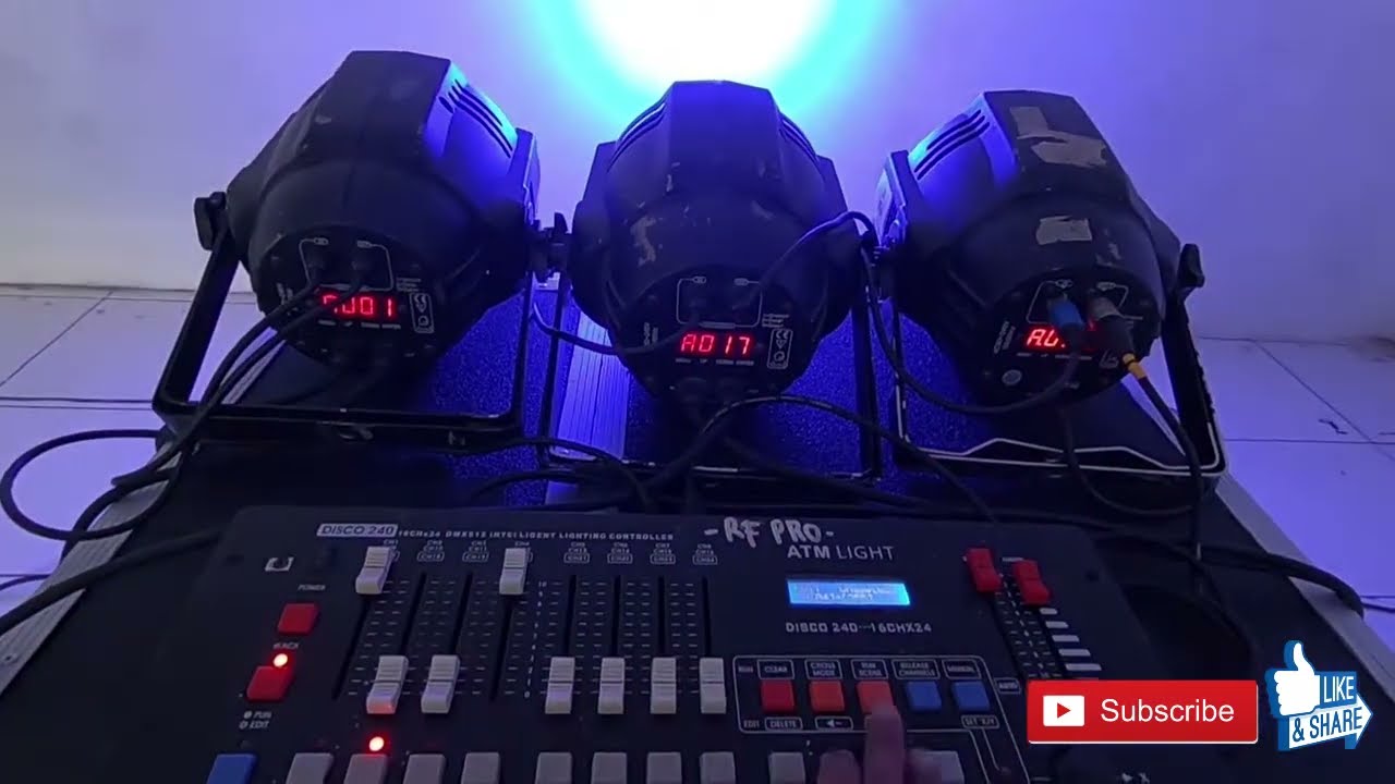 CARA SETTING PARLED DENGAN MIXER DISCO240
