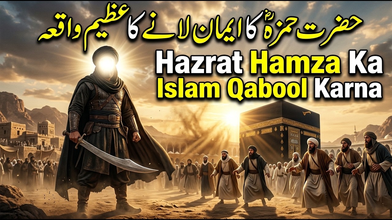 حضرت حمزہؓ کے ایمان لانے کا حیران کن واقعہ |HAZRAT HAMZ AKA QABOOLE ISLAM