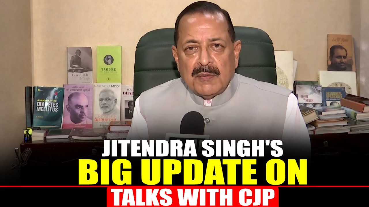 LIVE: Jitendra Singh Gives Big Update on Talks With CJP | Dharmendra Pradhan