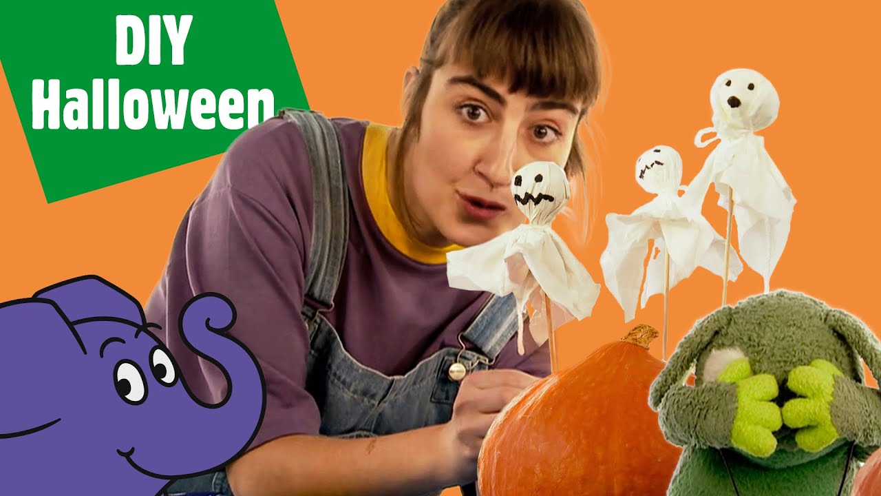 Bastel-Idee zu Halloween - Mini-Gespenster | Der Elefant | WDR