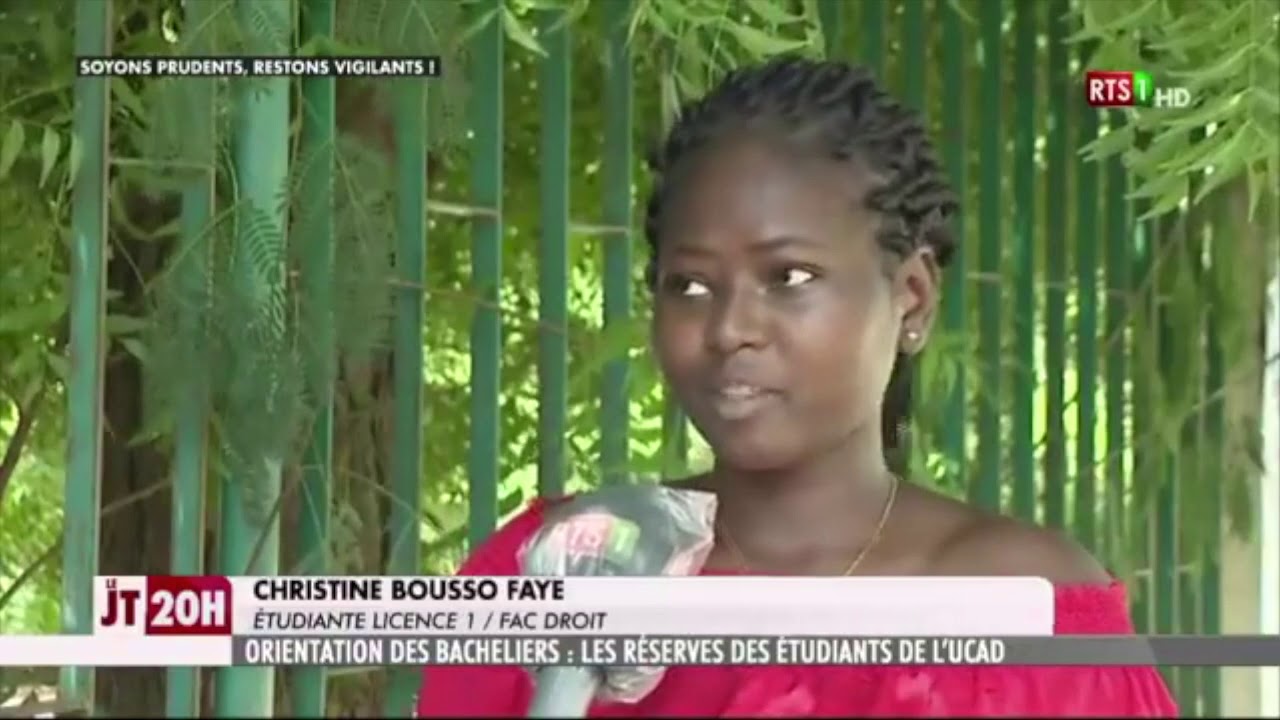 Orientation des bacheliers - Les réserves des étudiants de l'UCAD