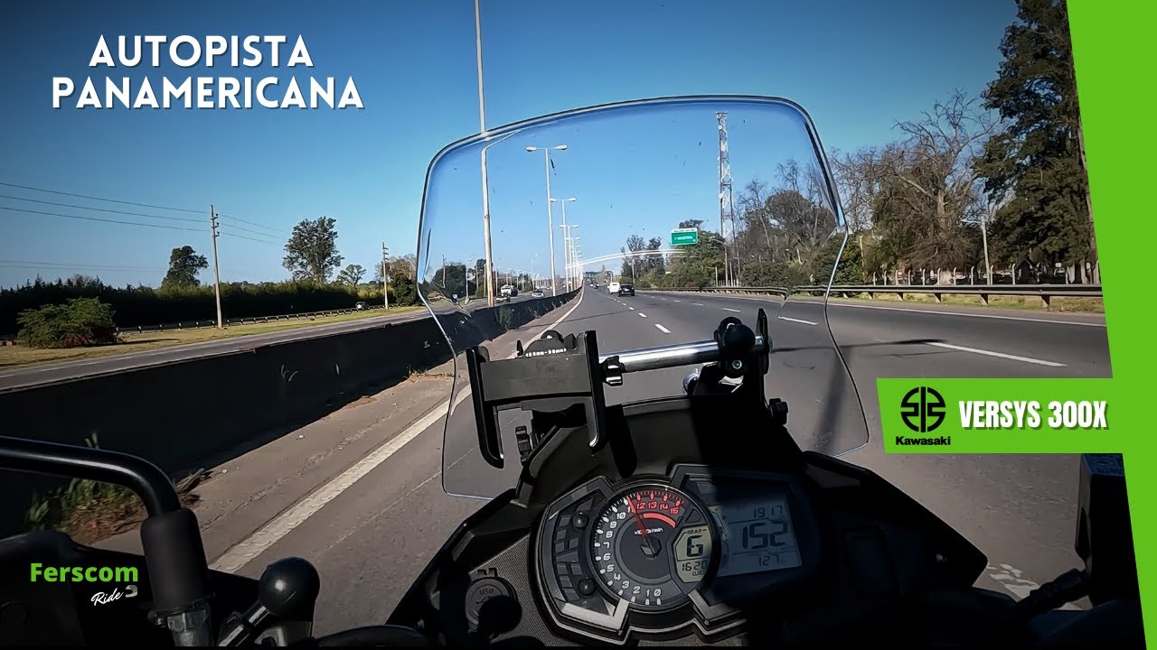 Kawasaki Versys 300X - Autopista Panamericana