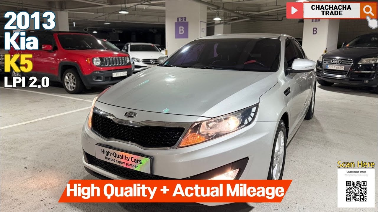 2013 Kia K5 LPI 2.0/66,036 km/LPG/AUTO