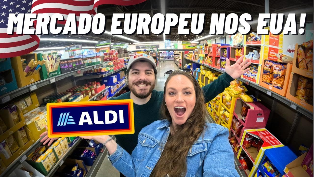 TOUR no ALDI | O Supermercado EUROPEU nos EUA!